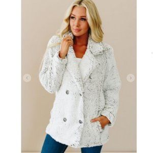 Grey Winter Plush Jacket